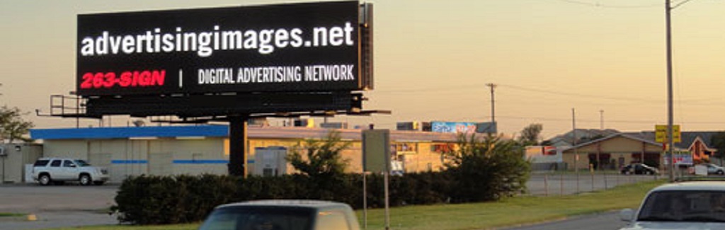 Digital Billboard Signage available at Kellogg & Webb (East Face) in Wichita, KS