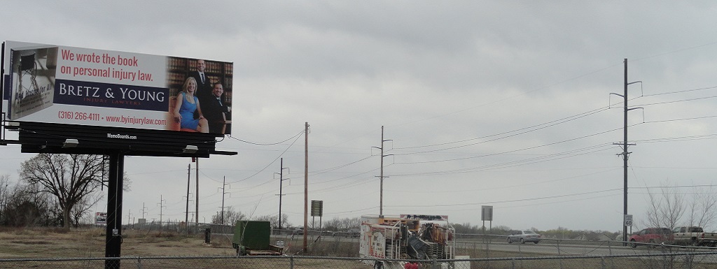 Digital Billboard Signage available at Kellogg & Andover Rd (East Face) in Andover, KS