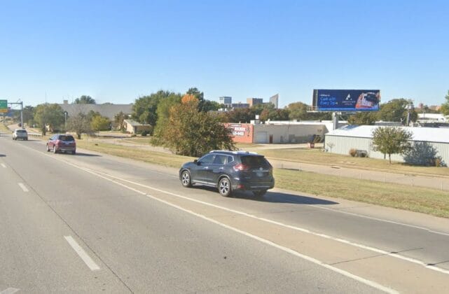 East facing digital billboard on Kellogg Drive at the Hydraulic exit.