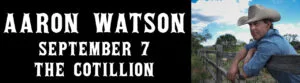 Aaron Watson Digital Billboard.