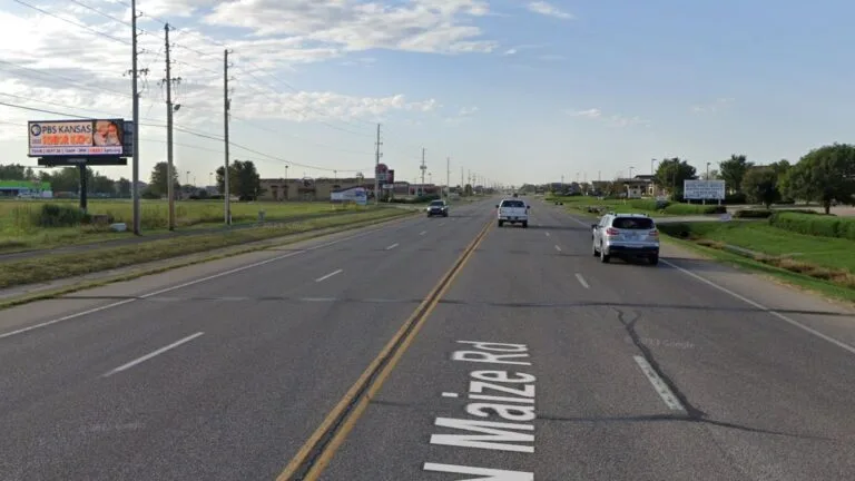 North facing digital billboard at the 37th & Maize Rd intersection.