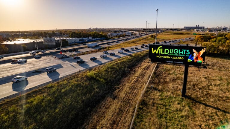 I135 and K96 north facing digital billboard.