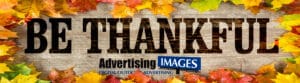 Advertising Images, Be Thankful Digital Billboard.