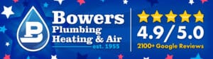 Bowers Plumbing, Heating, and Air Digital Billboard.