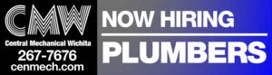 CMW Now Hiring Plumbers Digital Billboard.