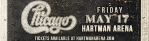 Chicago at Hartman Arena Digital Billboard.