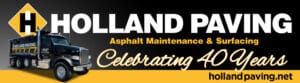Holland Paving Digital Billboard.