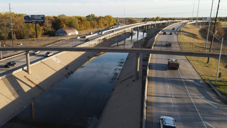 North Facing Static Billboard located near the I-135 and K-15 Interchange