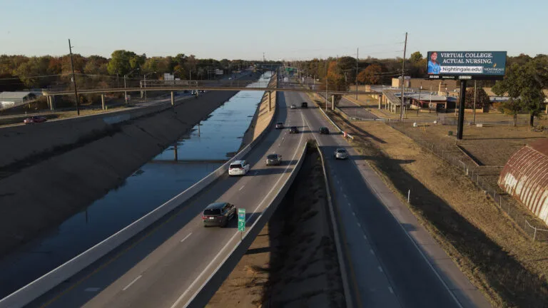 South Facing Digital Billboard located near the I-135 and K-15 Interchange