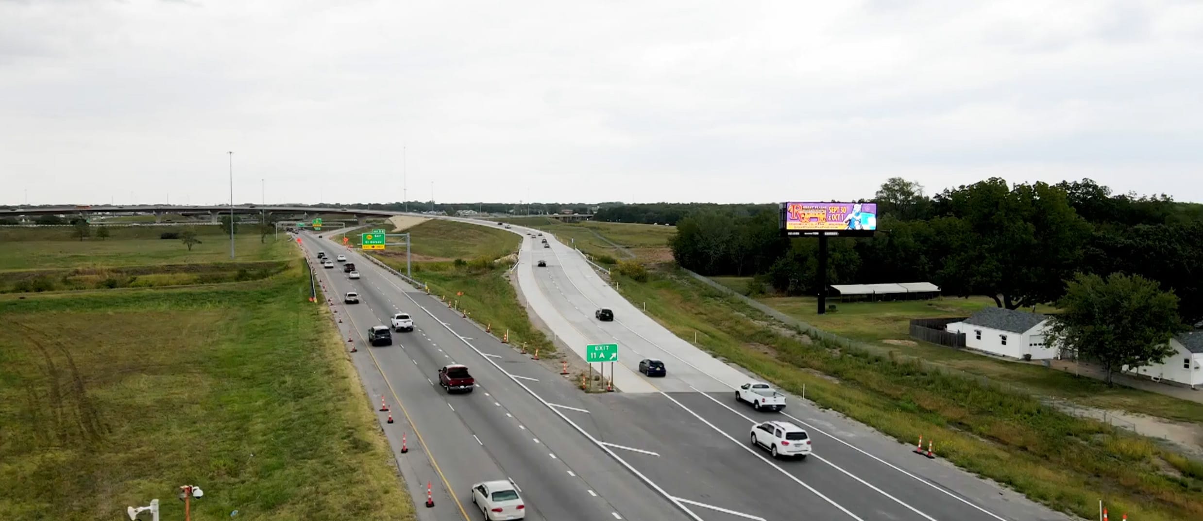 Billboard at I35 and North Junction.