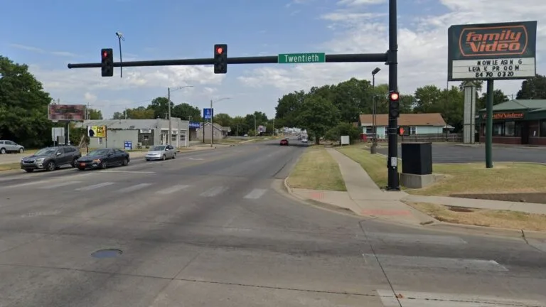 Southeast facing digital billboard in Pittsburg, Kansas.