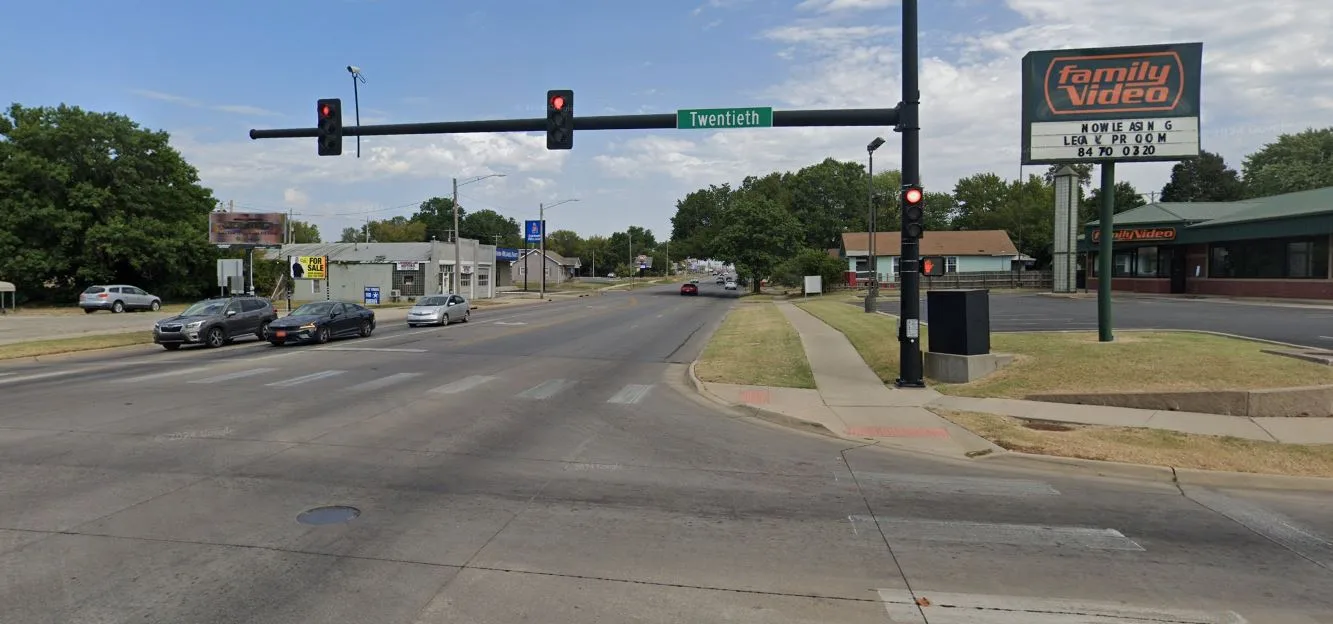 Southeast facing digital billboard in Pittsburg, Kansas.