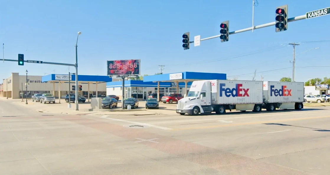Northwest facing billboard in Liberal, Knasas, on the corner of Pancake Blvd & Kansas Street.