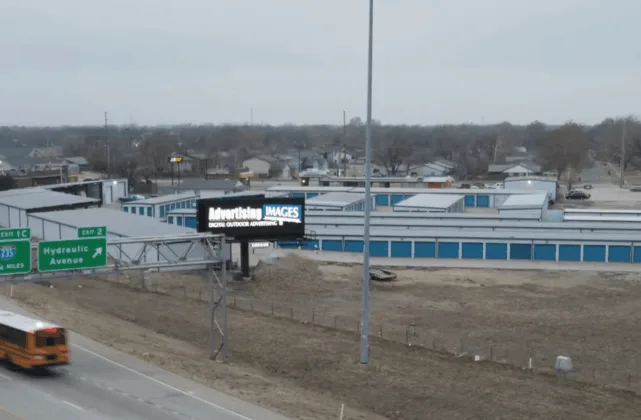 Billboard at I135 and Hyrdraulic.