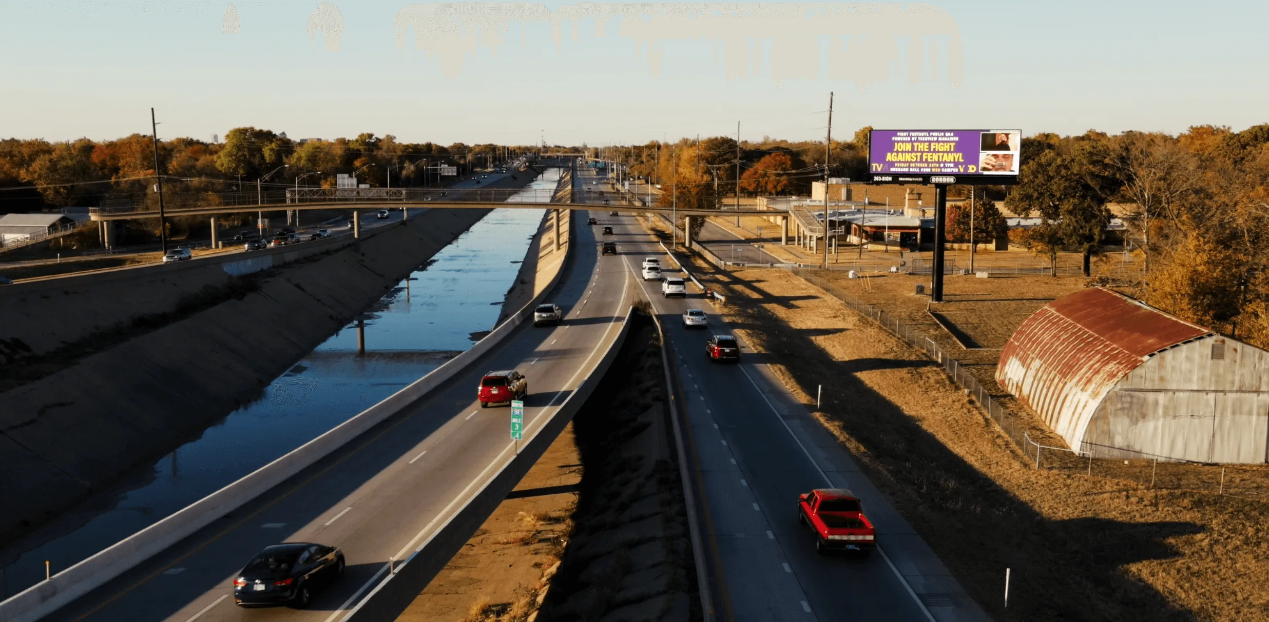 South Facing Digital Billboard located near the I-135 and K-15 Interchange
