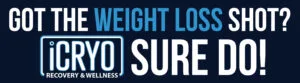 iCryo Weight Loss Shot Digital Billboard.