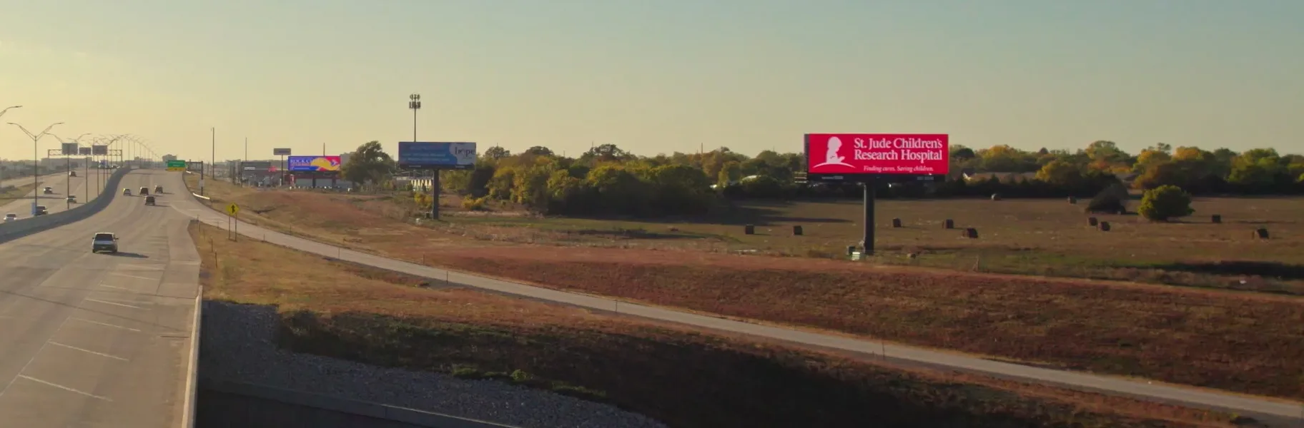 Billboards at K96 and Kellogg at Greenwich.