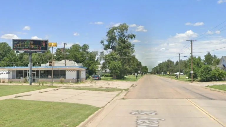 Southeast facing digital billboard in Larned, Kansas.
