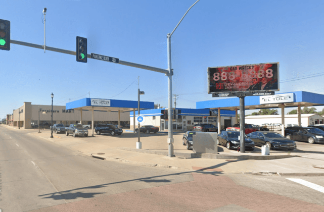 Northwest facing billboard in Liberal, Knasas, on the corner of Pancake Blvd & Kansas Street.
