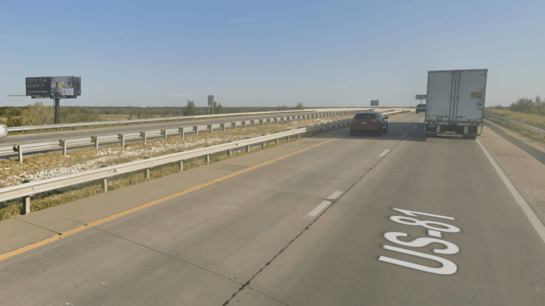 South facing billboard in North Newton, Kansas, just south of exit 33.